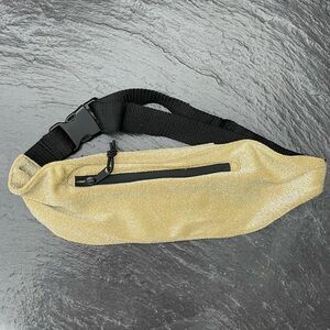 Triangle swimwear, gold, fanny pack